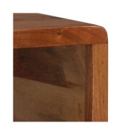 Table basse Bois massif avec tiroir sculpté 100 x 50 x 40 cm