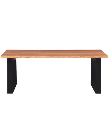 Table basse Bois d'acacia massif 110 x 60 x 40 cm