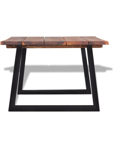 Table basse Bois d'acacia massif 110 x 60 x 40 cm