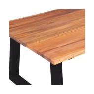 Table basse Bois d'acacia massif 110 x 60 x 40 cm