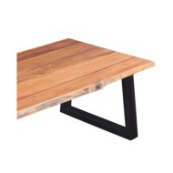 Table basse Bois d'acacia massif 110 x 60 x 40 cm