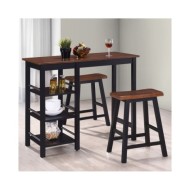 Assortiment de bar 3 pcs MDF Noir