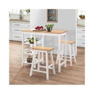 Ensemble de bar 3 pcs MDF Blanc