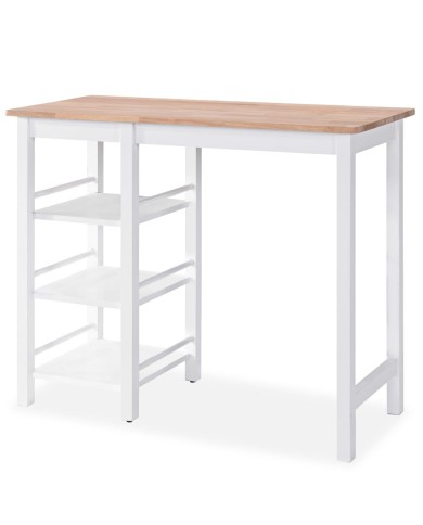 Ensemble de bar 3 pcs MDF Blanc