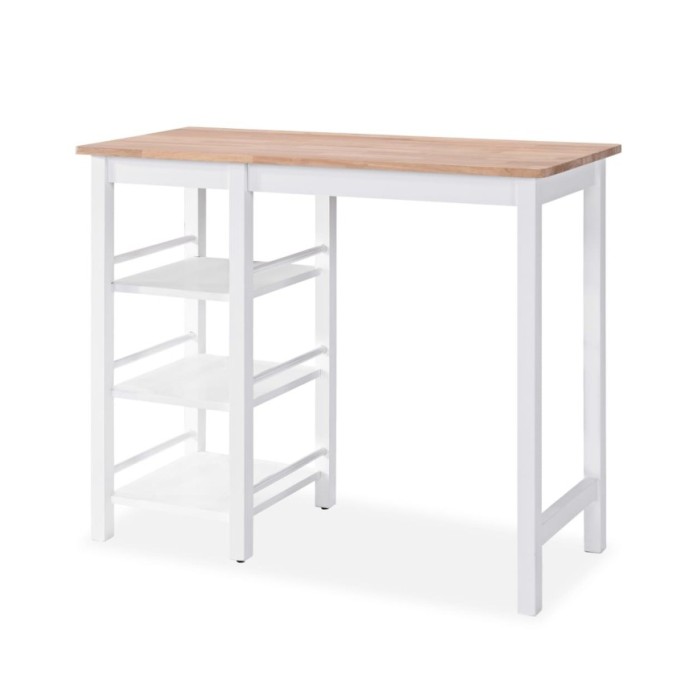 Ensemble de bar 3 pcs MDF Blanc