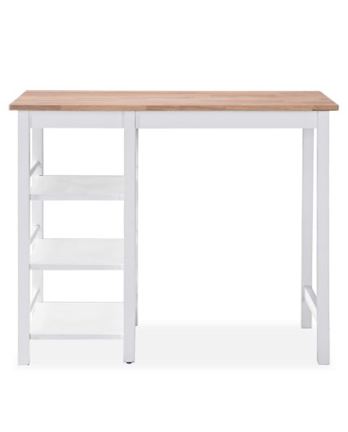 Ensemble de bar 3 pcs MDF Blanc