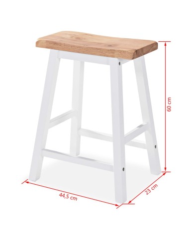 Ensemble de bar 3 pcs MDF Blanc