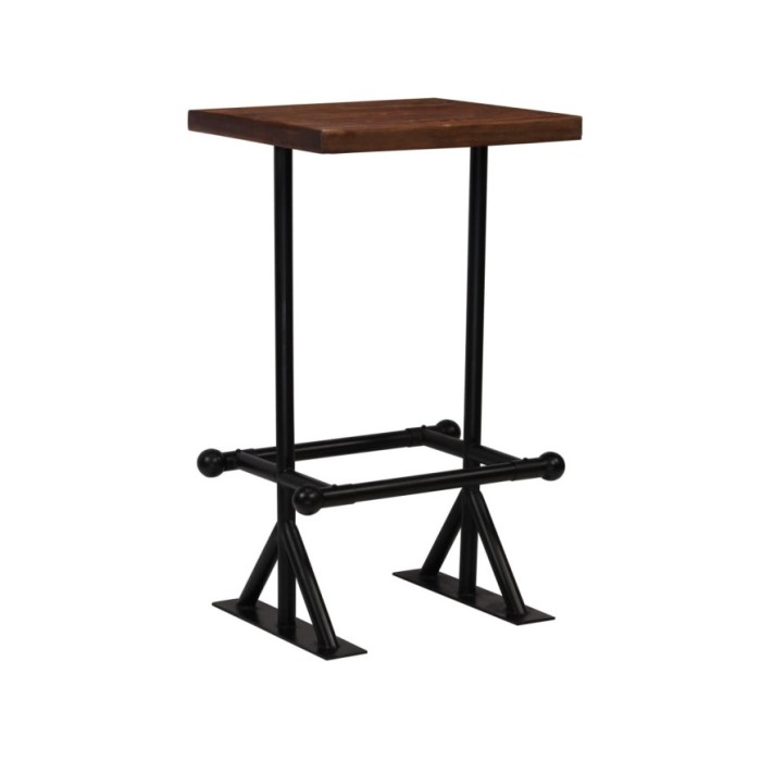 Mobilier de bar 3 pcs Bois de récupération massif