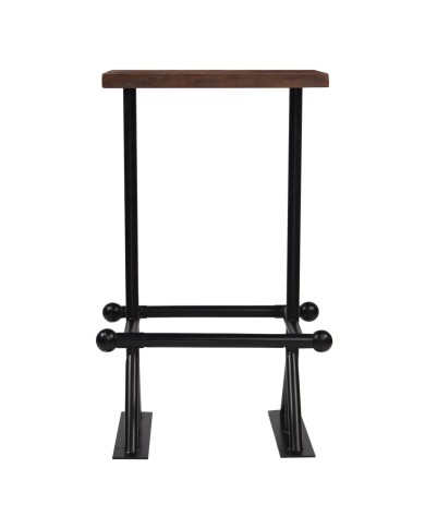 Mobilier de bar 3 pcs Bois de récupération massif