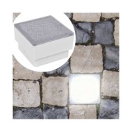 Lampes enterrées à LED 2 pcs 100x100x68 mm
