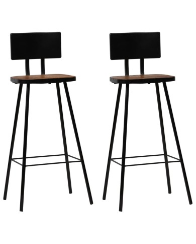 Mobilier de bar 3 pcs Bois de récupération massif