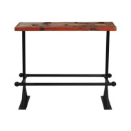Mobilier de bar 5 pcs Bois de récupération massif Multicolore