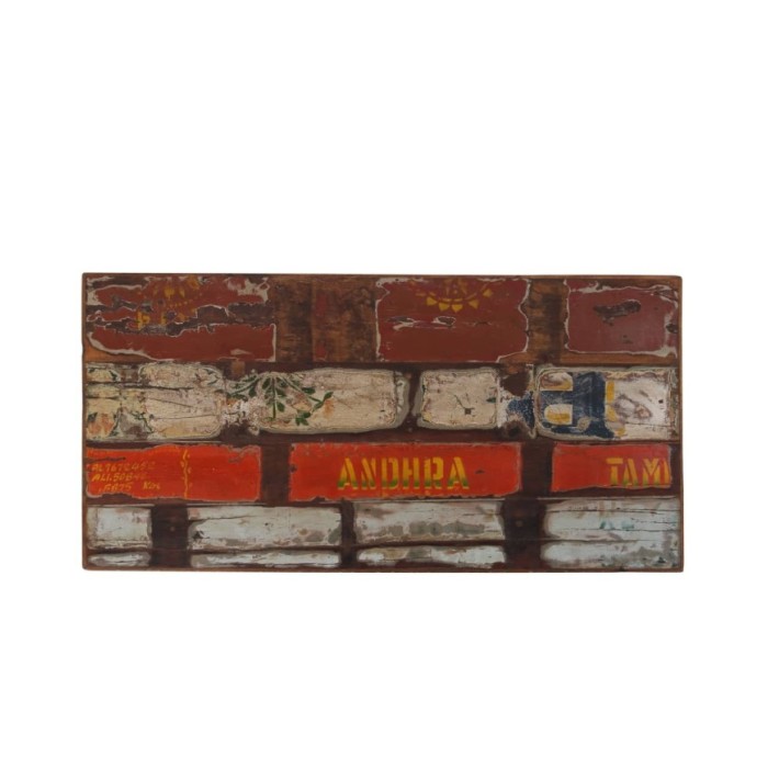Mobilier de bar 5 pcs Bois de récupération massif Multicolore