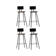 Mobilier de bar 5 pcs Bois de récupération massif Multicolore
