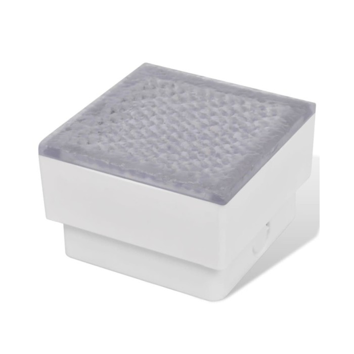 Lampes enterrées à LED 2 pcs 100x100x68 mm