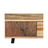 Table console Teck massif de récupération 120 x 30 x 76 cm