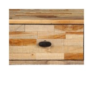 Table console Teck massif de récupération 120 x 30 x 76 cm