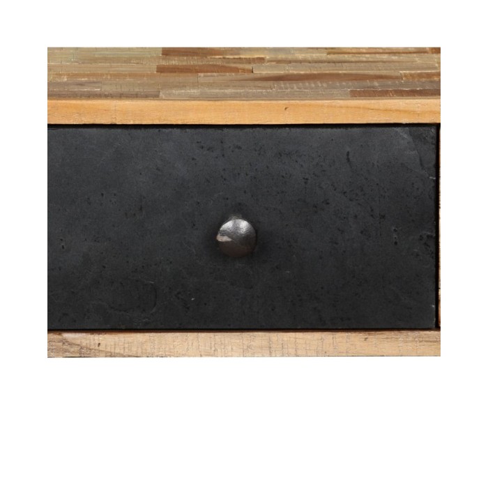 Table console Teck massif de récupération 120 x 30 x 76 cm