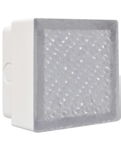 Lampes enterrées à LED 2 pcs 100x100x68 mm