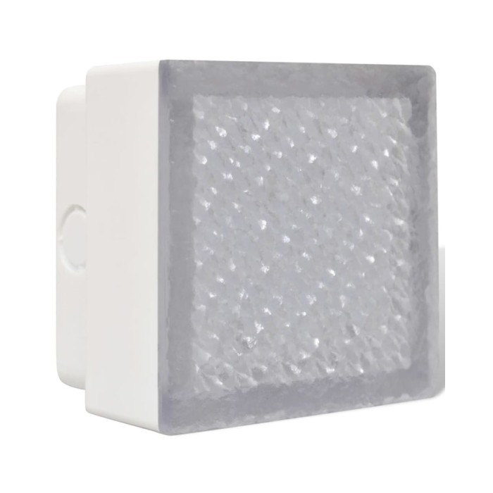 Lampes enterrées à LED 2 pcs 100x100x68 mm