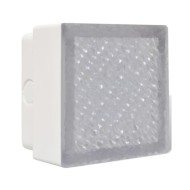 Lampes enterrées à LED 2 pcs 100x100x68 mm