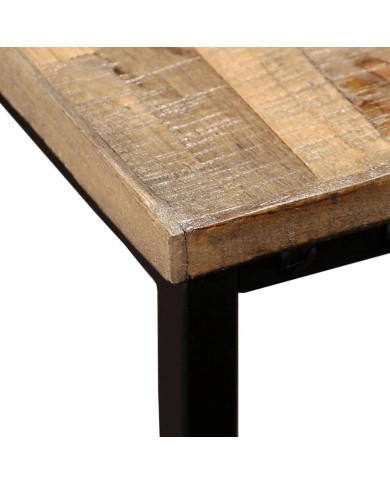 Table basse gigogne 2 pcs Teck massif de récupération