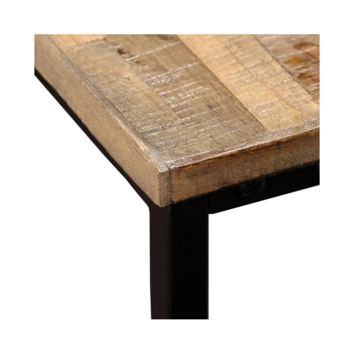 Table basse gigogne 2 pcs Teck massif de récupération