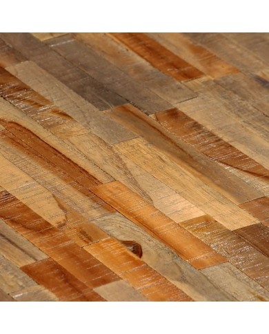 Table basse gigogne 2 pcs Teck massif de récupération