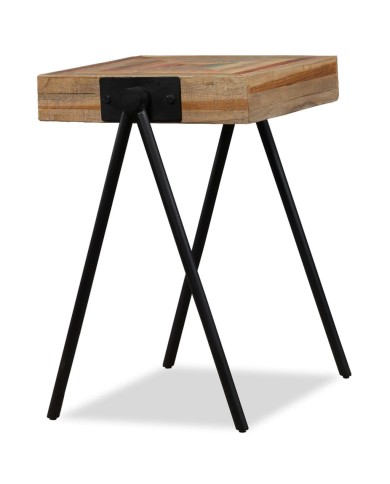 Table d'appoint Teck massif de récupération 