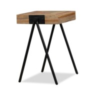 Table d'appoint Teck massif de récupération 