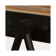 Table d'appoint Teck massif de récupération 