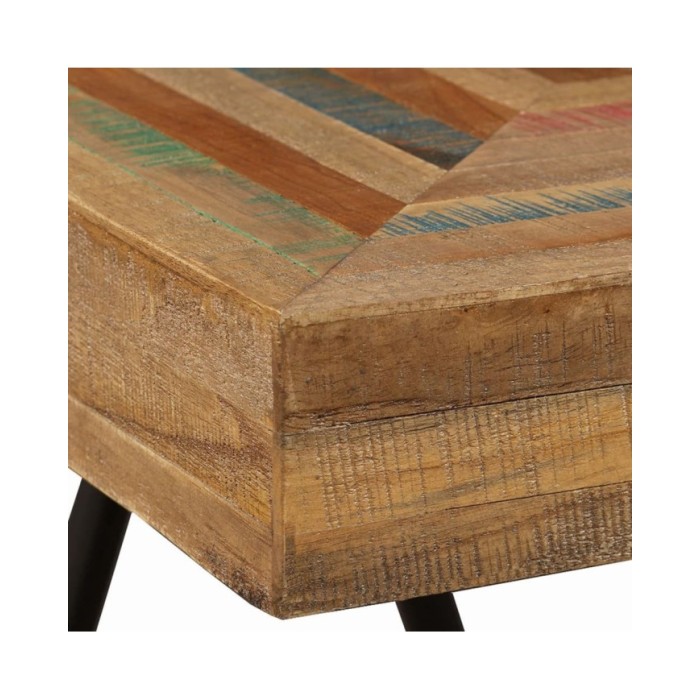 Table d'appoint Teck massif de récupération 