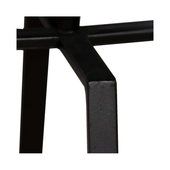 Table d'appoint ronde Teck massif de récupération