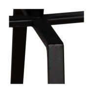 Table d'appoint ronde Teck massif de récupération