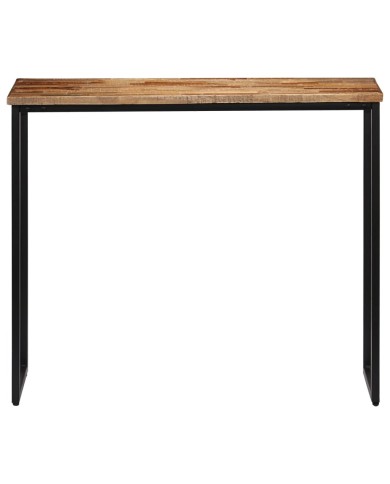 Table console Teck recyclé massif 90 x 30 x 76 cm