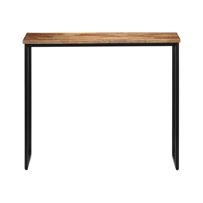 Table console Teck recyclé massif 90 x 30 x 76 cm