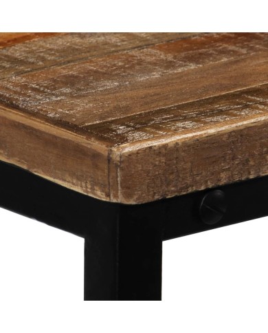Table console Teck recyclé massif 90 x 30 x 76 cm