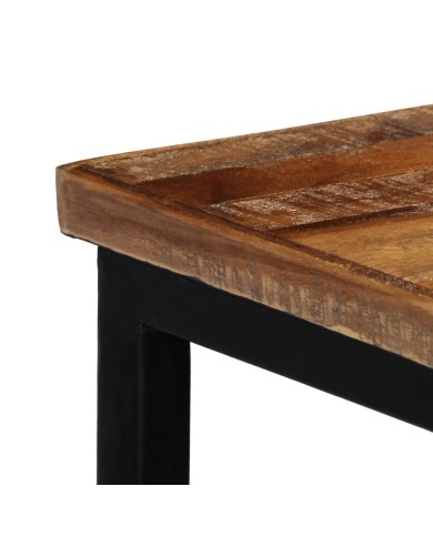 Table console Teck recyclé massif 90 x 30 x 76 cm
