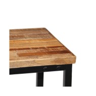 Table console Teck recyclé massif 90 x 30 x 76 cm