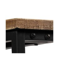 Table console Teck recyclé massif 90 x 30 x 76 cm