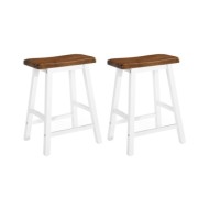 Table de bar et tabouret 3 pcs Bois massif