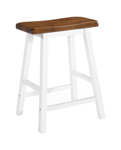 Table de bar et tabouret 3 pcs Bois massif