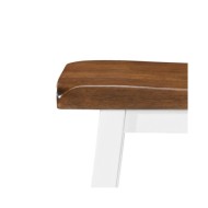 Table de bar et tabouret 3 pcs Bois massif