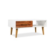 Table basse Bois d'acacia massif 90 x 50 x 40 cm