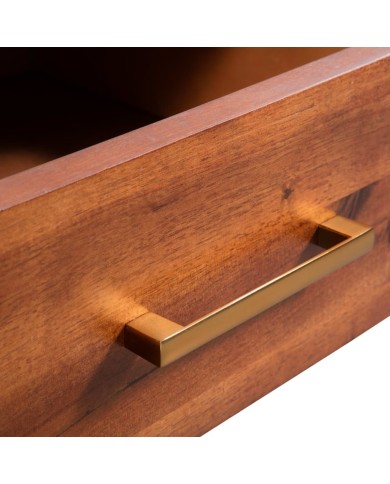 Table basse Bois d'acacia massif 90 x 50 x 40 cm