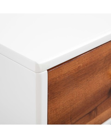 Table basse Bois d'acacia massif 90 x 50 x 40 cm