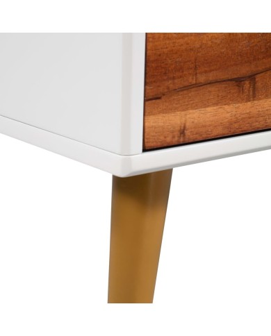 Table basse Bois d'acacia massif 90 x 50 x 40 cm