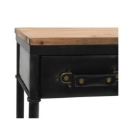 Table console MDF et bois de sapin 100 x 33,5 x 80 cm