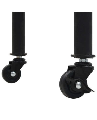 Table console MDF et bois de sapin 100 x 33,5 x 80 cm