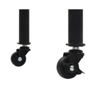 Table console MDF et bois de sapin 100 x 33,5 x 80 cm